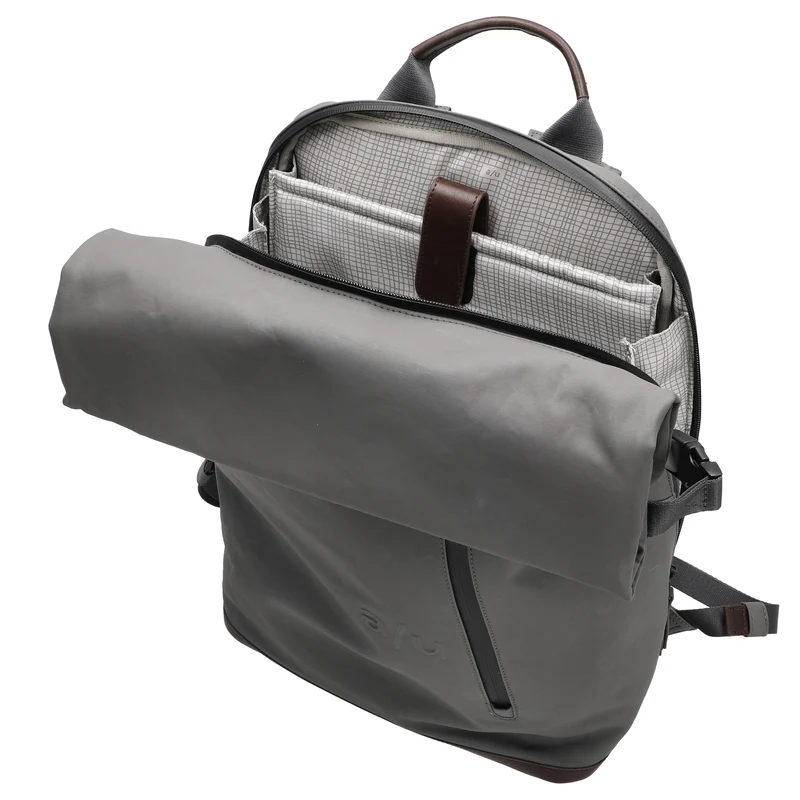 aunts & uncles Japan Fukui Rolltop - Rucksack 15" 42.5 cm (pewter)