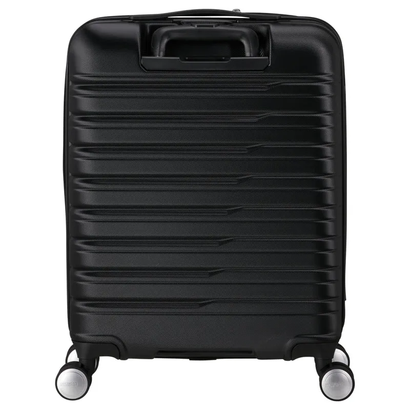 American Tourister Flashline - 4-Rollen-Kabinentrolley mit Vortasche 15.6" 55 cm (schwarz)