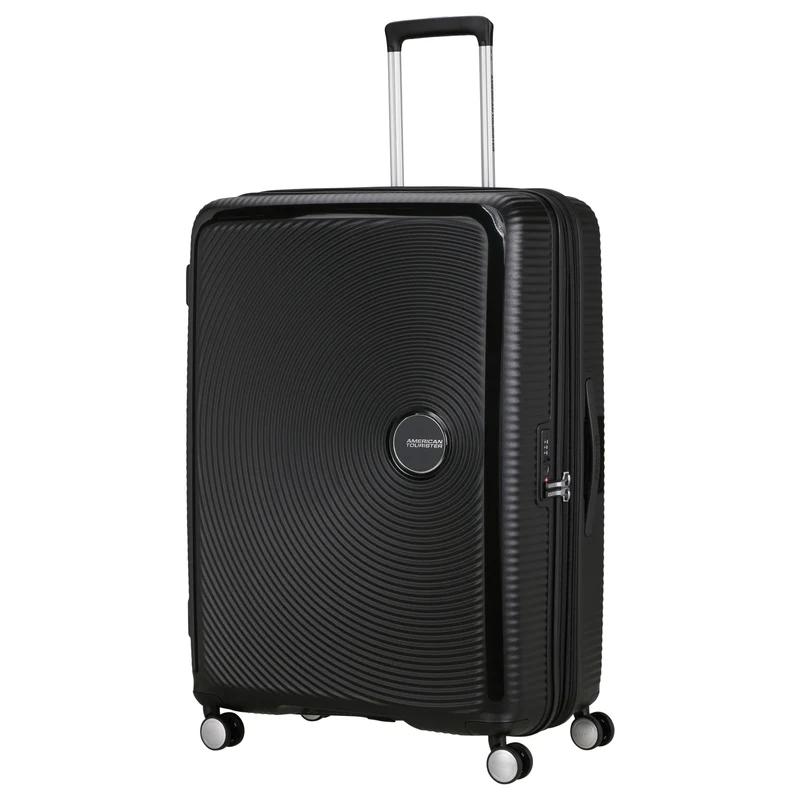 American Tourister Soundbox - 4-Rollen-Trolley 80 cm erw. (schwarz)