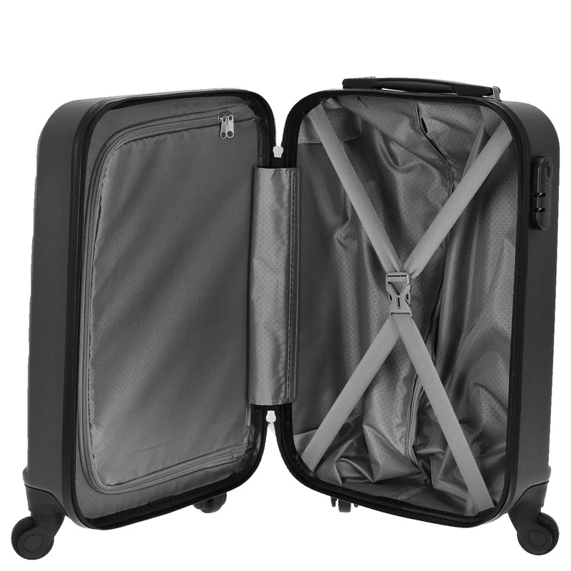 paklite Quick - 4-Rollen-Kabinentrolley S 55 cm (grau/anthrazit)