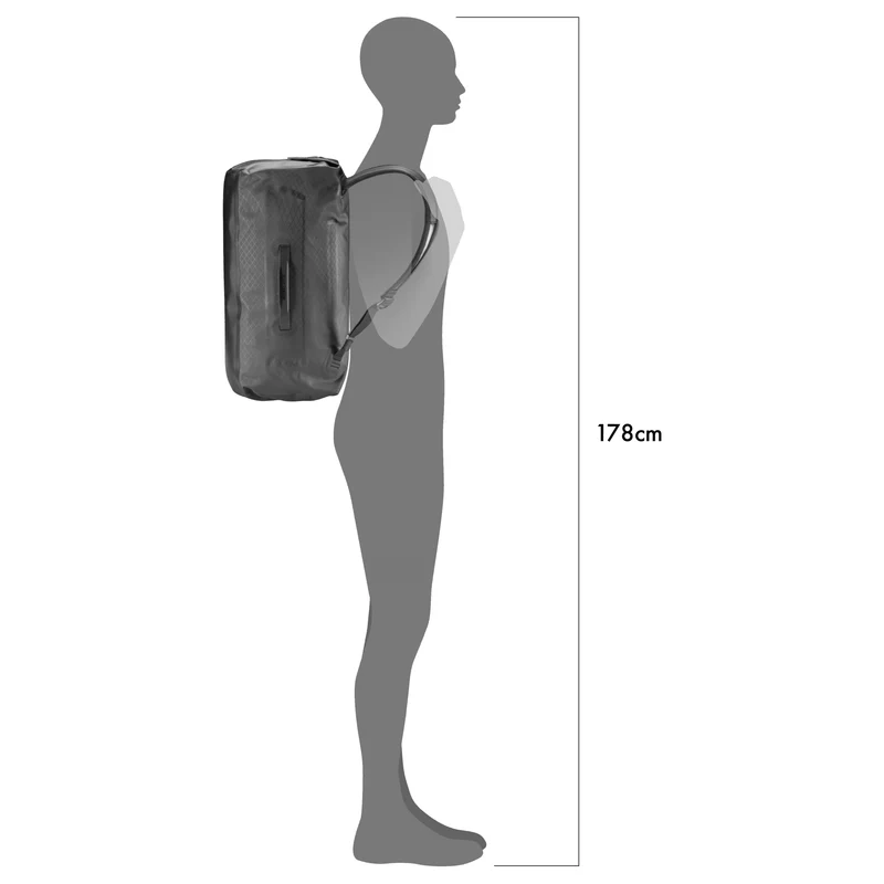 Ortlieb Metrosphere 40 - Reisetasche/Rucksack 53 cm (black embossed)