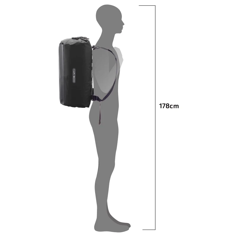 Ortlieb Duffle Lite 40 - Reisetasche/Reiserucksack 53 cm (black)
