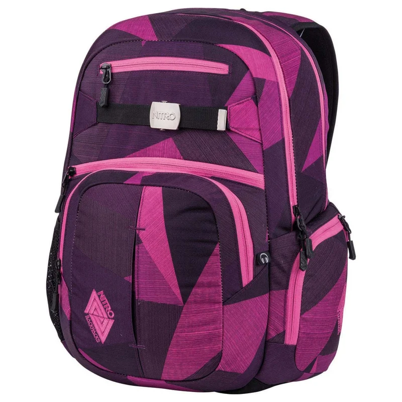 Nitro Hero - Laptoprucksack 17" 52 cm (fragments purple)