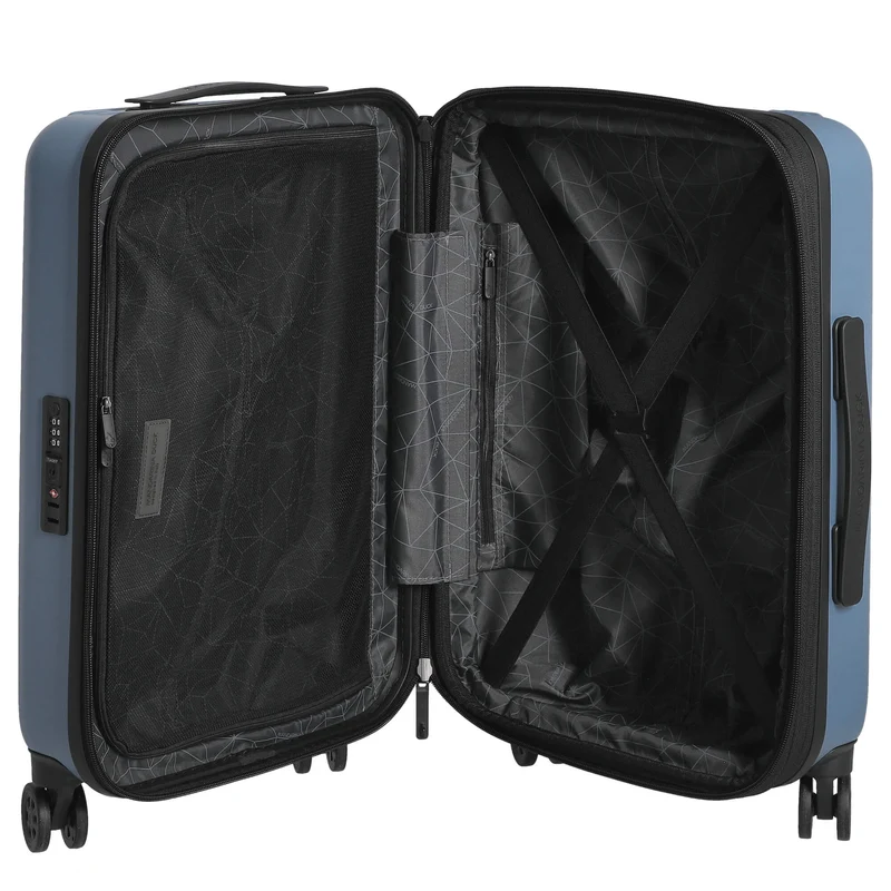 Mandarina Duck Tank Case - 4-Rollen-Trolley 55 cm erw. (china blue)
