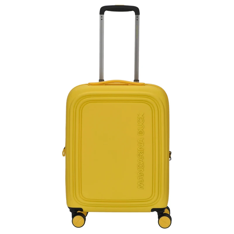 Mandarina Duck Logoduck+ - 4-Rollen-Kabinentrolley 52 cm erw. (duck yellow)