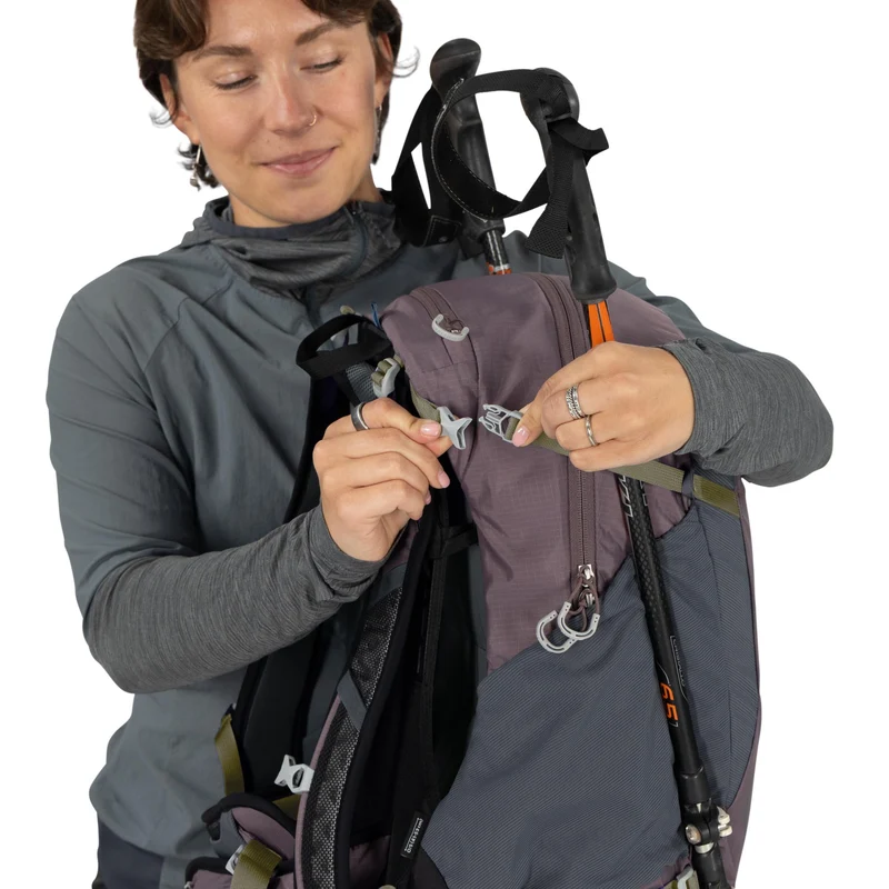 Osprey Hikelite 28 - Wanderrucksack 52 cm (graphite purple)