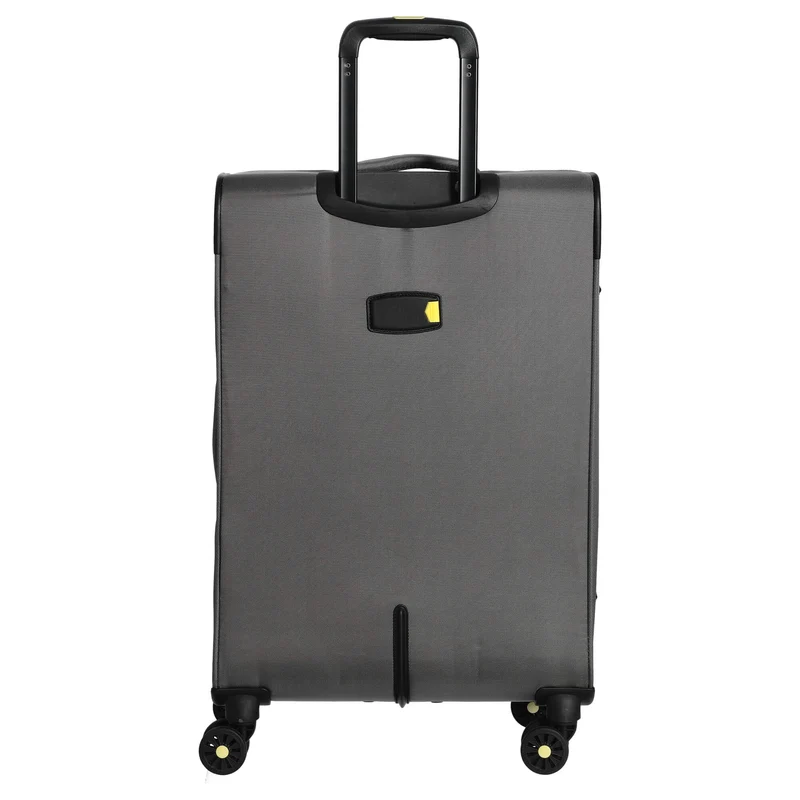 D&N Travel Line 9704 - 4-Rollen-Trolley M 68 cm erw. (grey)