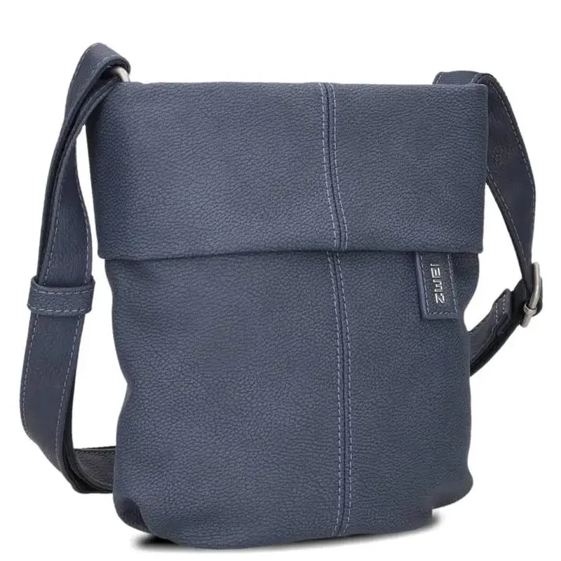 zwei Mademoiselle M45 - Schultertasche 22 cm (nubuk-blue)