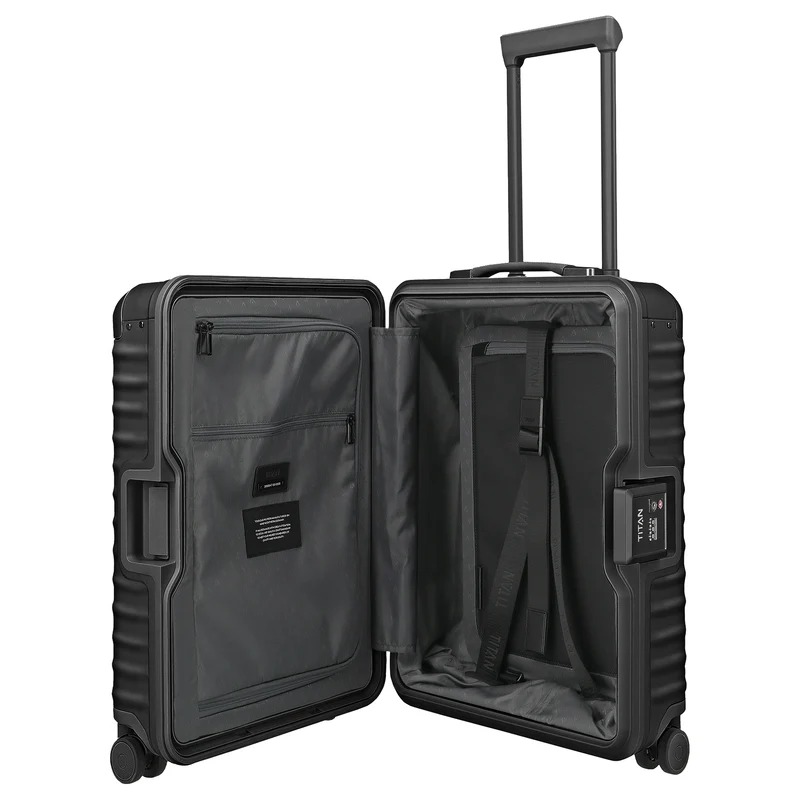 TITAN ETERNITY -4-Rollen-Kabinentrolley 55 cm (black)