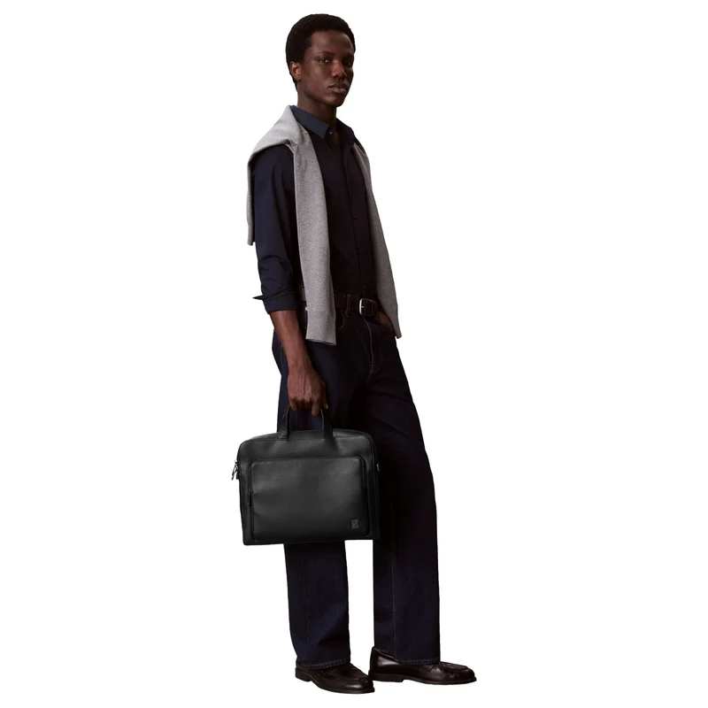 Calvin Klein Emblem - Aktentasche (black)