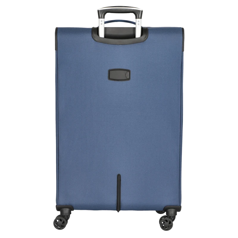 D&N Travel Line 6804 - 4-Rollen-Trolley L 76 cm (blau)