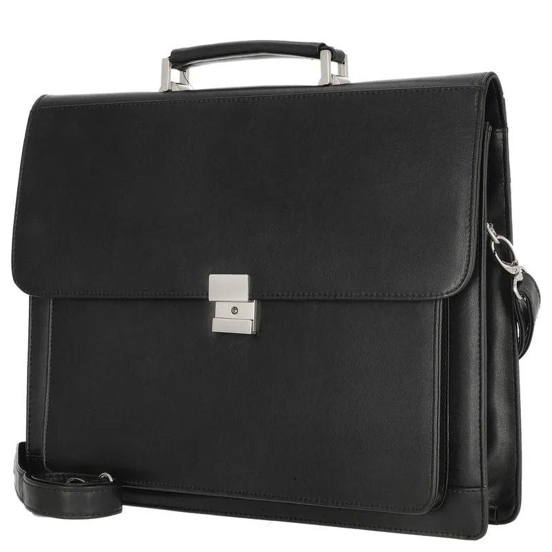 D&N Basic Line PU - Aktentasche 40 cm (Farbe: schwarz)
