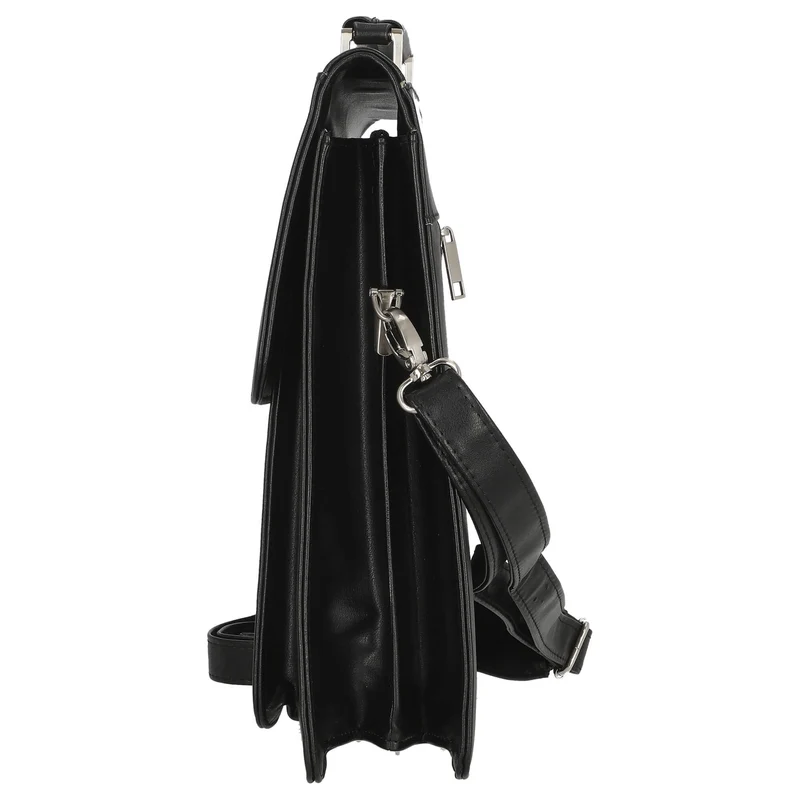 D&N Basic Line PU - Aktentasche 40 cm (Farbe: schwarz)