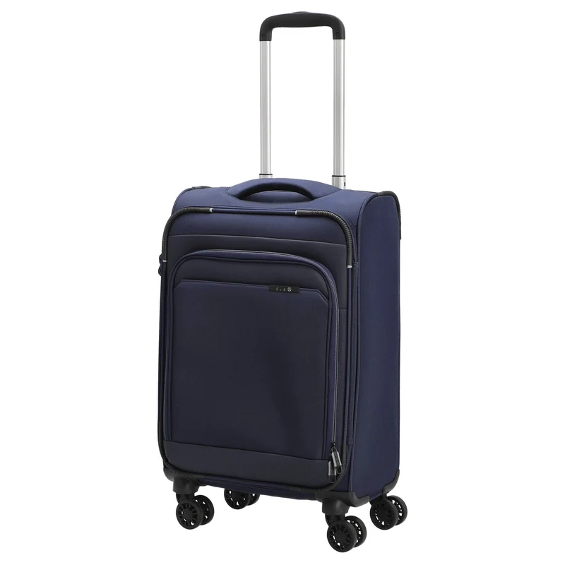 D&N Travel Line 9504 - 4-Rollen-Kabinentrolley S 55 cm (navy)