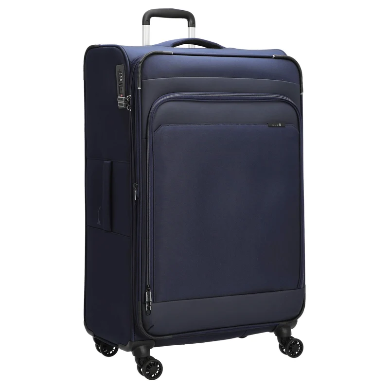 D&N Travel Line 9504 - 4-Rollen-Trolley L 76 cm erw. (navy)