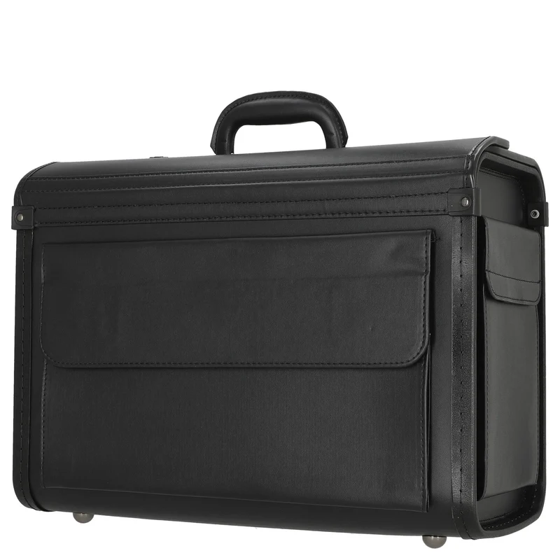 D&N Business - Pilotenkoffer 46 cm PU (schwarz)
