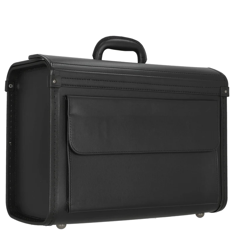 D&N Business - Pilotenkoffer 46 cm PU (schwarz)