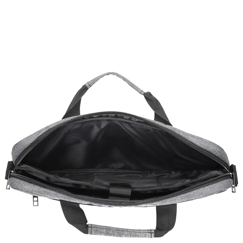D&N Basic Line - Aktentasche 43 cm Polyester (grau)