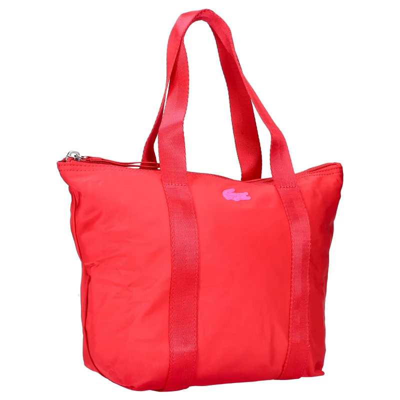Lacoste Izzie - Shopper XS aus Nylon 23 cm (pompier rose fluo)