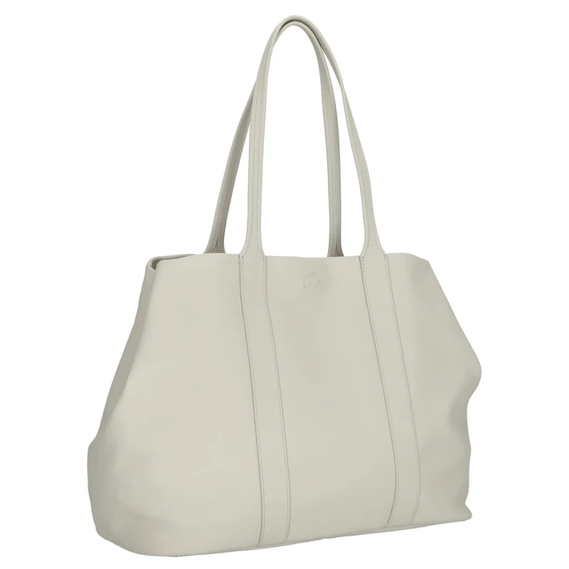 Lacoste City Court - Shopper XL 15" 40 cm (bone white)