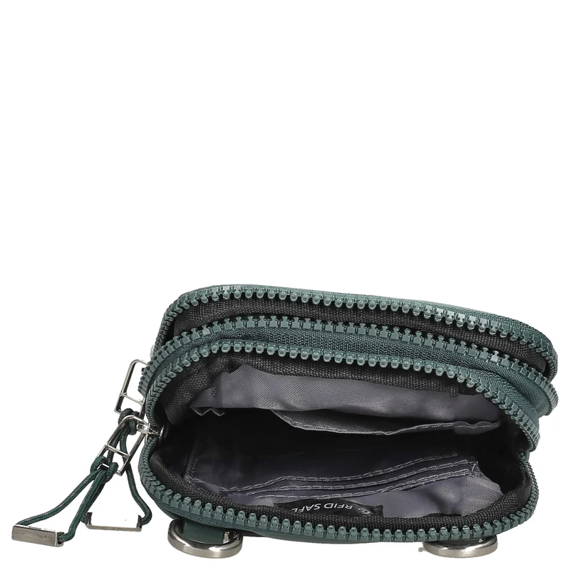 Jost Kaarina - Umhängetasche 16 cm RFID (bottlegreen)