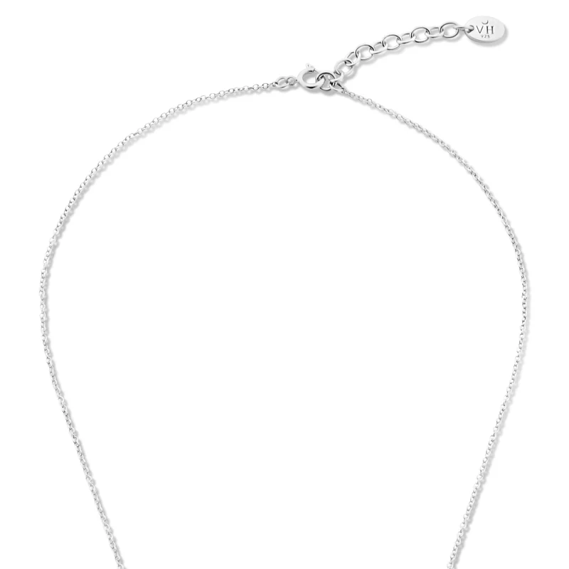 Violet Hamden Venus 925 Sterling Silberne Halskette mit Geburtsblume VH340026-JUL