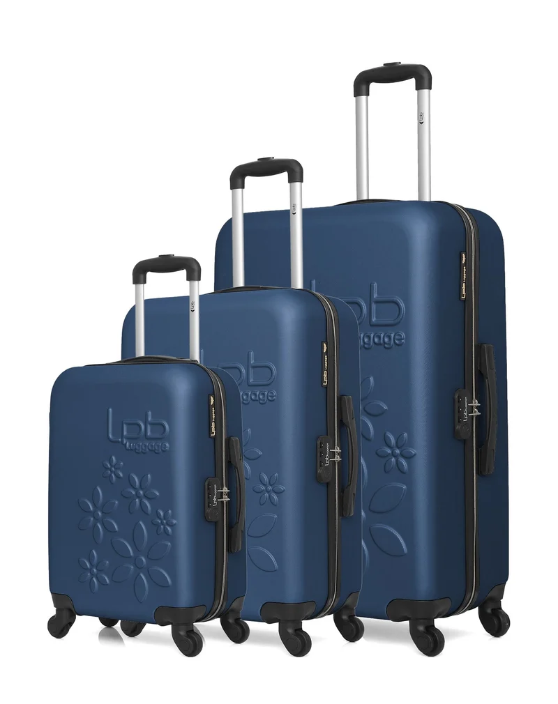 LPB LUGGAGE - 3er-Set: Hartschalenkoffer ELEONOR
