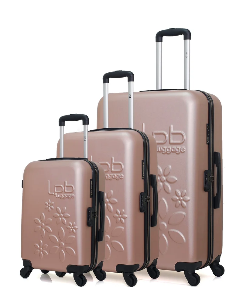 LPB LUGGAGE - 3er-Set: Hartschalenkoffer ELEONOR