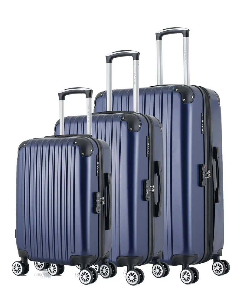 WAVE PARIS - 3er-Set: Hartschalenkoffer DENALI-B