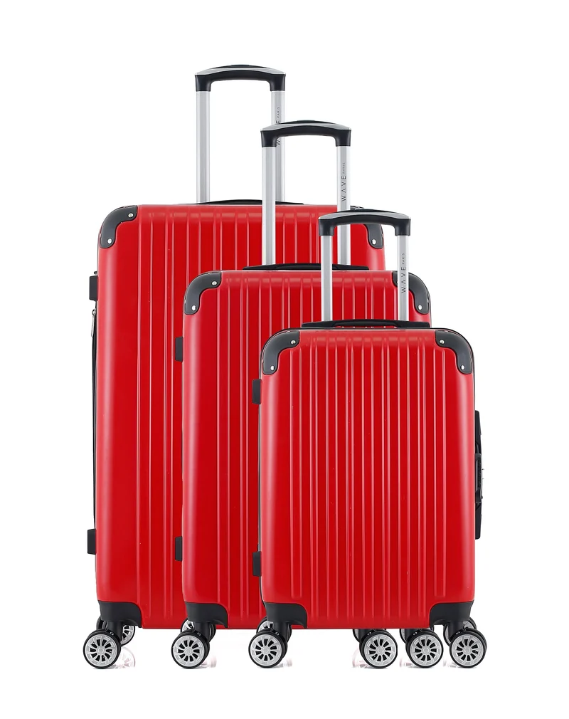 WAVE PARIS - 3er-Set: Hartschalenkoffer DENALI-B