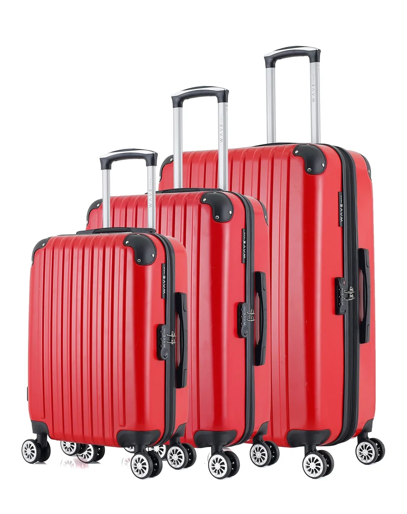 WAVE PARIS - 3er-Set: Hartschalenkoffer DENALI-B