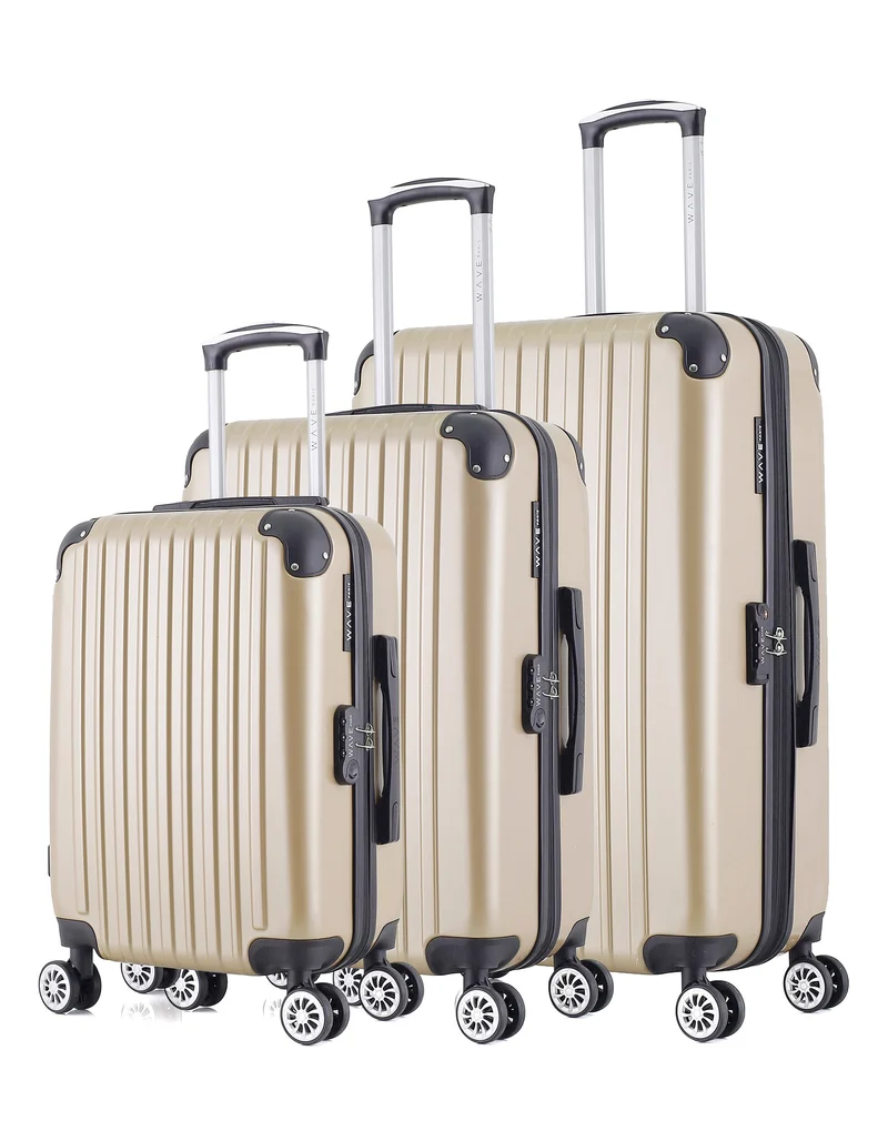 WAVE PARIS - 3er-Set: Hartschalenkoffer DENALI-B