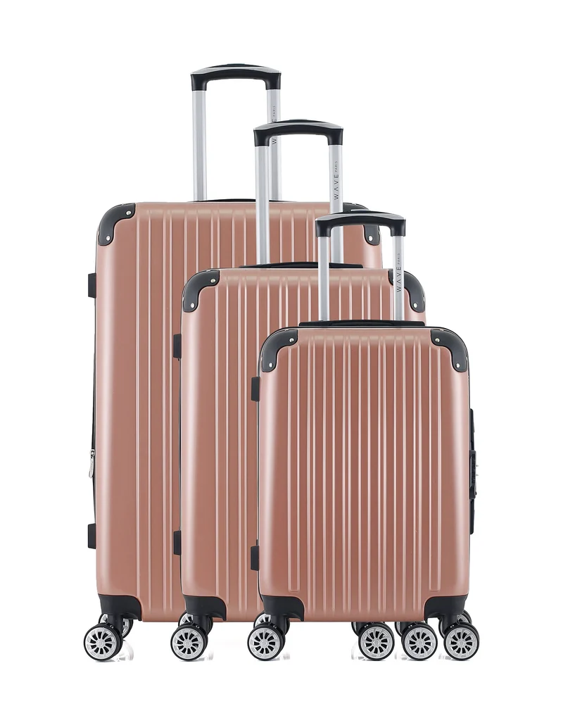 WAVE PARIS - 3er-Set: Hartschalenkoffer DENALI-B