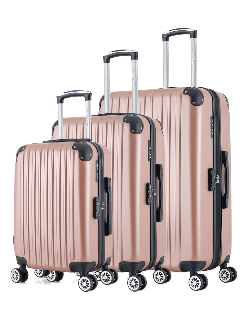 WAVE PARIS - 3er-Set: Hartschalenkoffer DENALI-B
