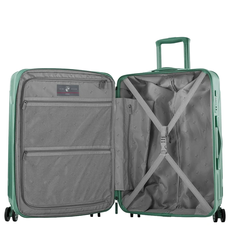 Heys Xtrak - 4-Rollen-Trolley M 66 cm erw. (midnight green)