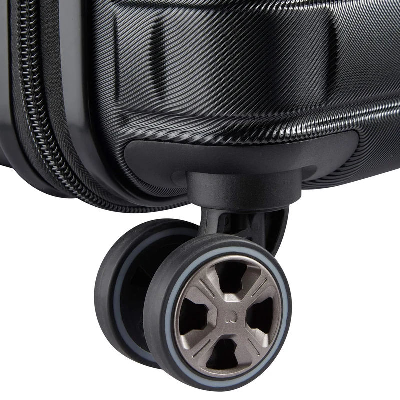 Delsey Paris Shadow 5.0 - 4-Rollen-Kabinentrolley Slim Line USB 55 cm (schwarz)