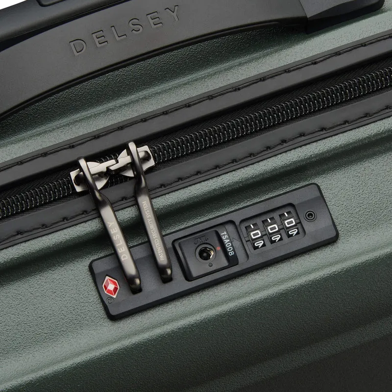 Delsey Paris Turenne 2.0 - 4-Rollen-Kabinentrolley Slim 55 cm (grün)