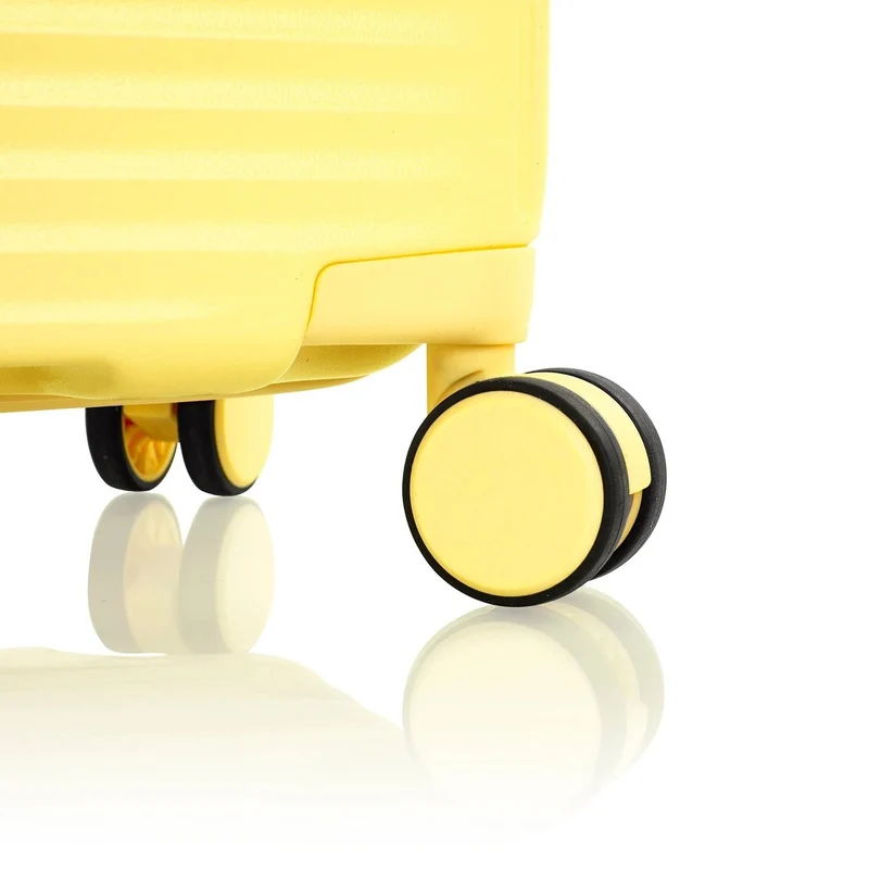 Heys Pastel - 4-Rollen-Trolley Set 3tlg. erw. (gelb)
