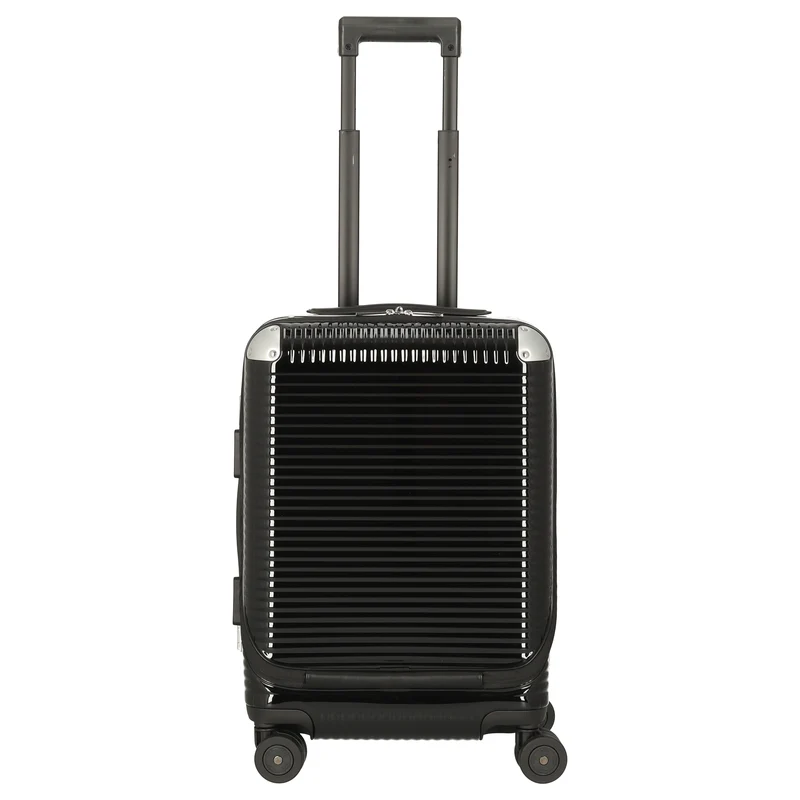 FPM Milano Bank Light Spinner 53 front pocket - 4-Rollen-Kabinentrolley 53 cm (licorice black)