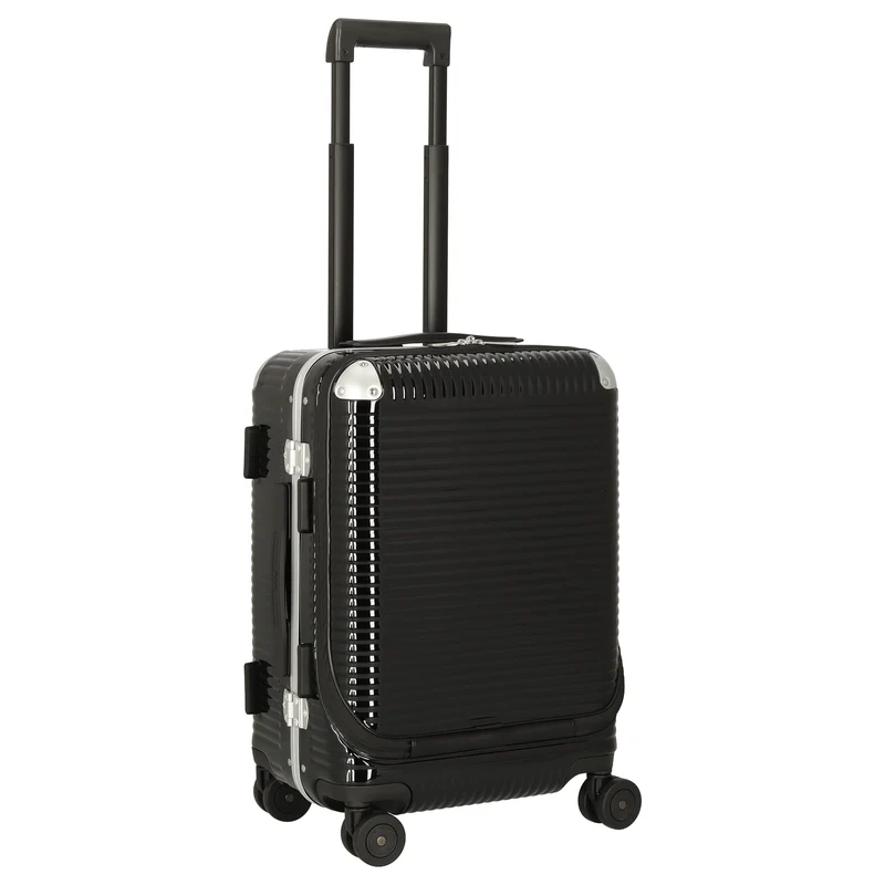 FPM Milano Bank Light Spinner 53 front pocket - 4-Rollen-Kabinentrolley 53 cm (licorice black)