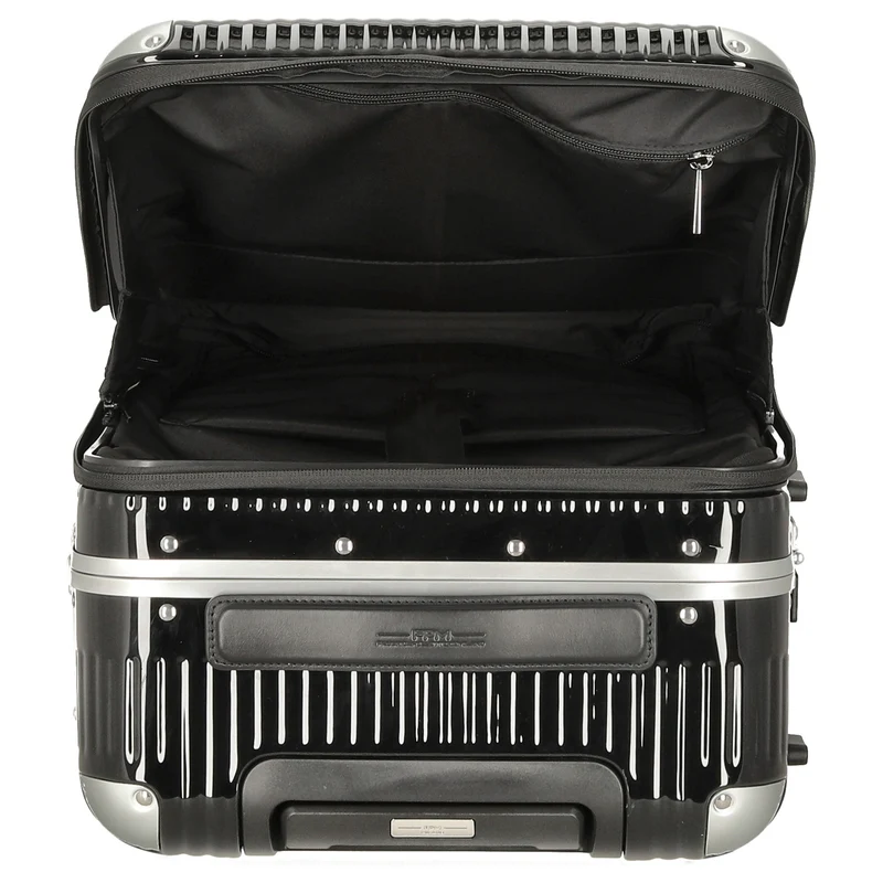 FPM Milano Bank Light Spinner 53 front pocket - 4-Rollen-Kabinentrolley 53 cm (licorice black)