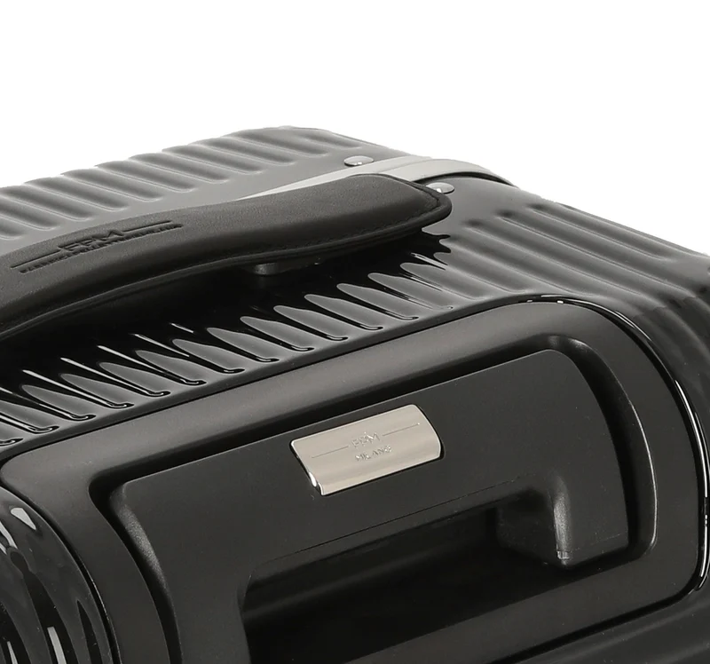 FPM Milano Bank Light Spinner 53 front pocket - 4-Rollen-Kabinentrolley 53 cm (licorice black)