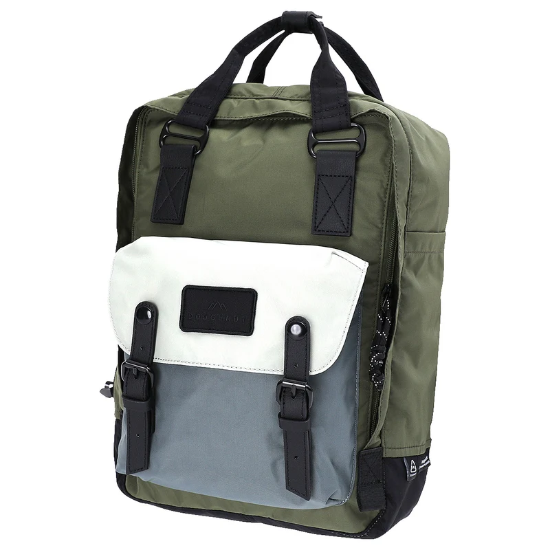 Doughnut Macaroon Go Wild 16 - Rucksack 38 cm (army x grey)