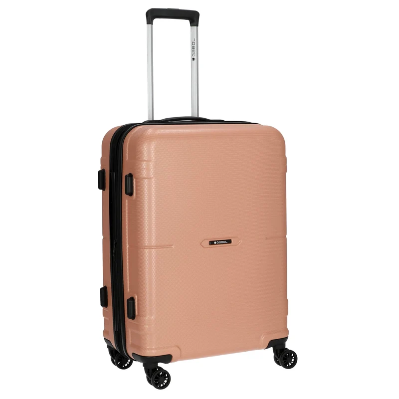 Gabol Bari - 4-Rollen-Trolley M 65 cm erw. (rosa)