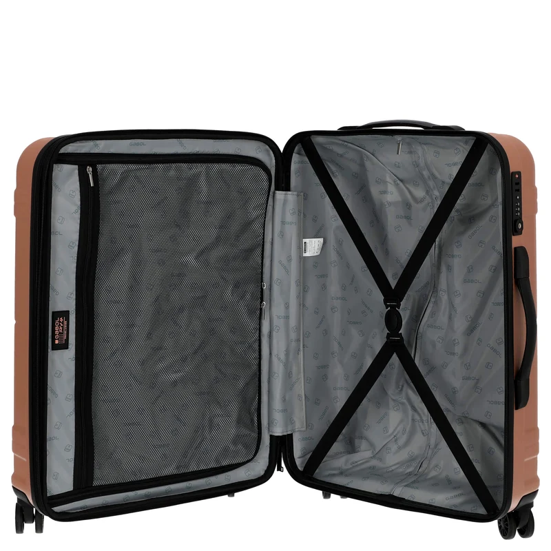 Gabol Bari - 4-Rollen-Trolley M 65 cm erw. (rosa)