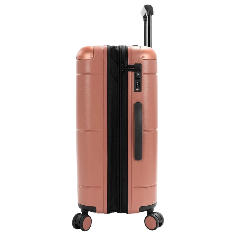 Heys Zen - 4-Rollen-Trolley M 66 cm erw. (coral)
