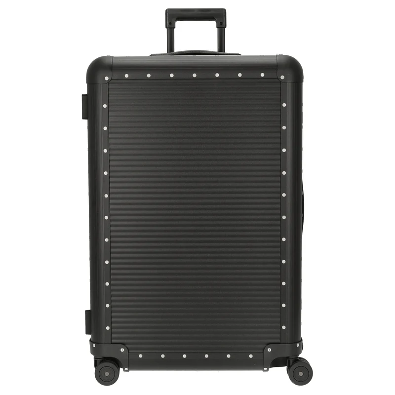 FPM Milano Bank aluminum Spinner 76 - 4-Rollen-Trolley 75 cm (caviar black)