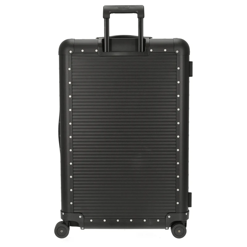 FPM Milano Bank aluminum Spinner 76 - 4-Rollen-Trolley 75 cm (caviar black)