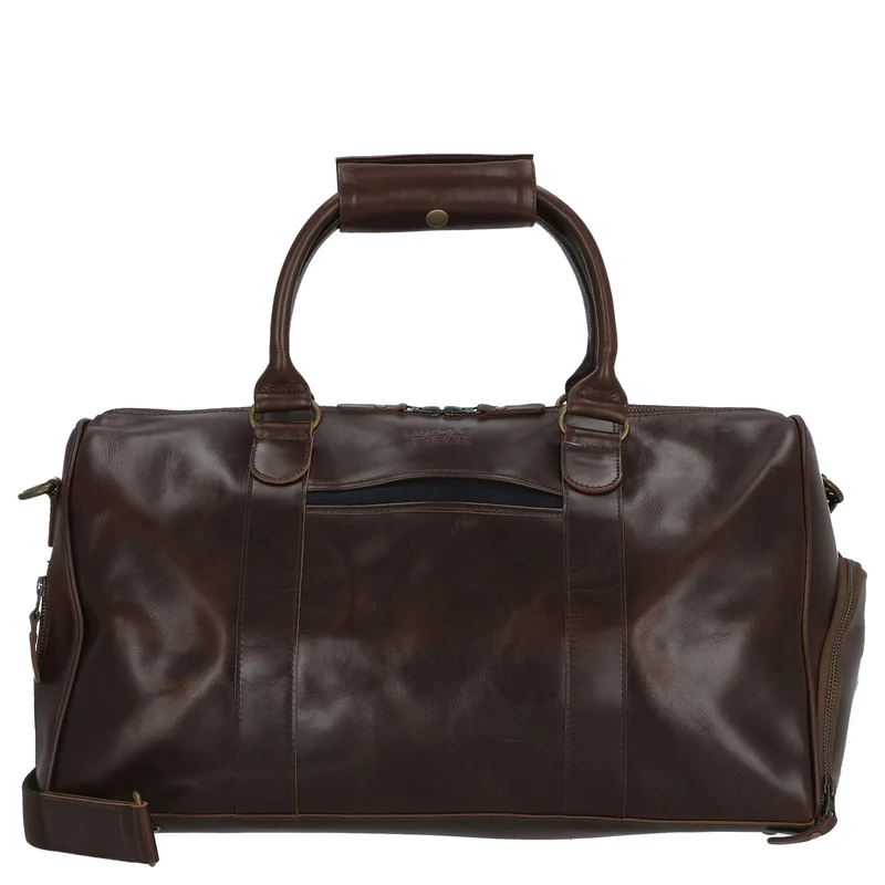 Buckle & Seam Collin - Reisetasche 48 cm (braun/blau)