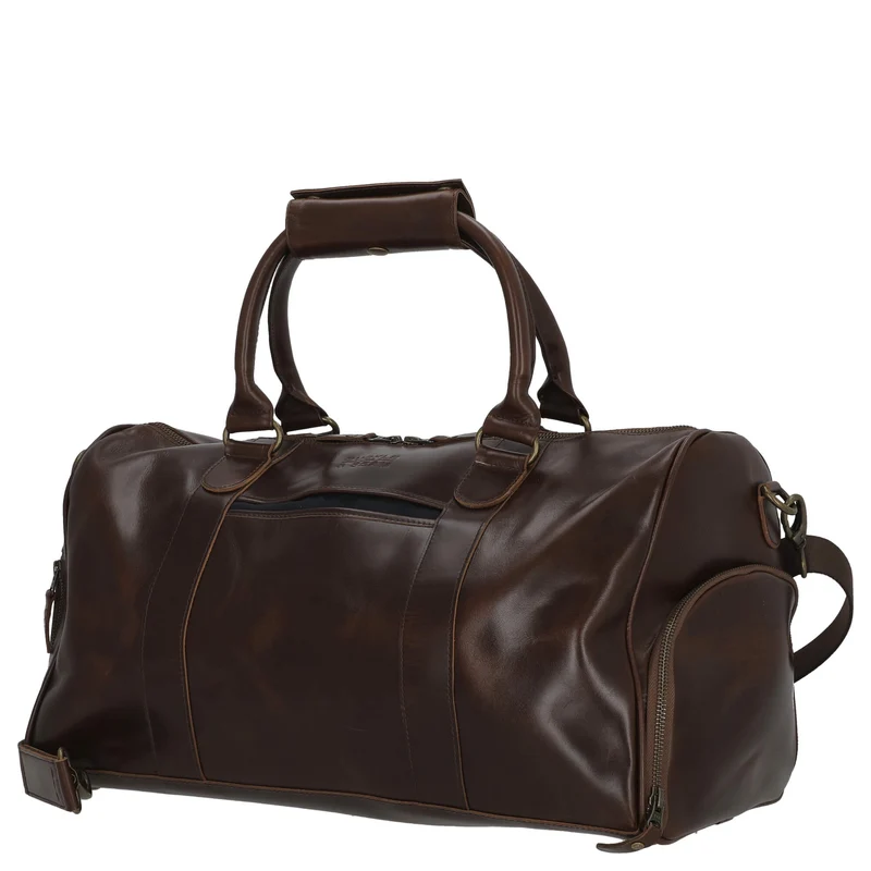 Buckle & Seam Collin - Reisetasche 48 cm (braun/blau)